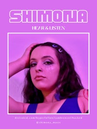 the cover of shimona's new album